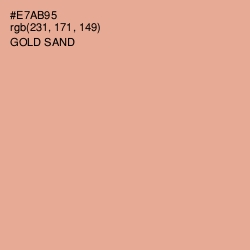 #E7AB95 - Gold Sand Color Image