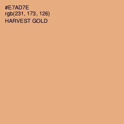 #E7AD7E - Harvest Gold Color Image