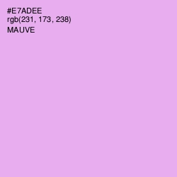 #E7ADEE - Mauve Color Image