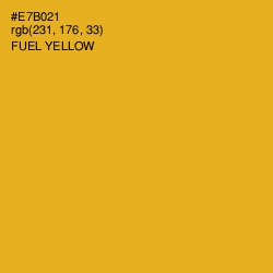 #E7B021 - Fuel Yellow Color Image