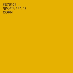 #E7B101 - Corn Color Image