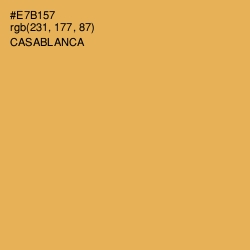 #E7B157 - Casablanca Color Image