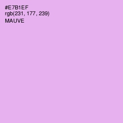 #E7B1EF - Mauve Color Image