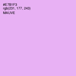 #E7B1F3 - Mauve Color Image