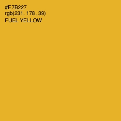 #E7B227 - Fuel Yellow Color Image