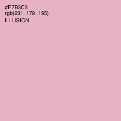 #E7B3C3 - Illusion Color Image