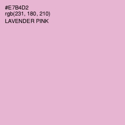 #E7B4D2 - Lavender Pink Color Image