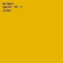 #E7B501 - Corn Color Image