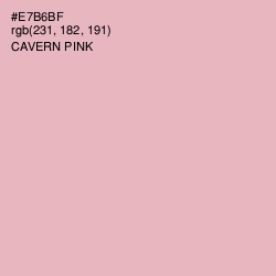 #E7B6BF - Cavern Pink Color Image