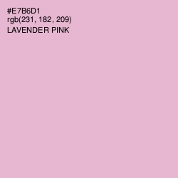 #E7B6D1 - Lavender Pink Color Image