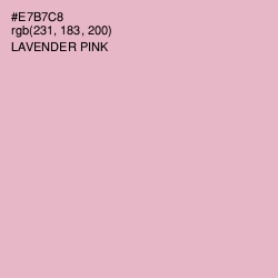 #E7B7C8 - Lavender Pink Color Image