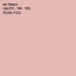 #E7BAB4 - Rose Fog Color Image