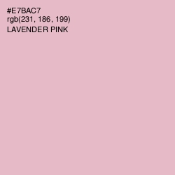 #E7BAC7 - Lavender Pink Color Image