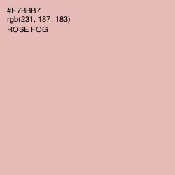 #E7BBB7 - Rose Fog Color Image