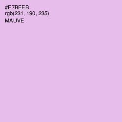 #E7BEEB - Mauve Color Image