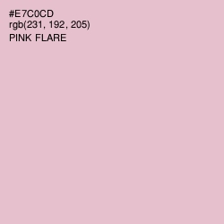 #E7C0CD - Pink Flare Color Image