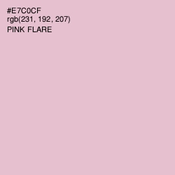 #E7C0CF - Pink Flare Color Image