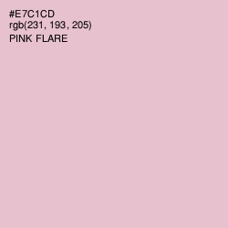 #E7C1CD - Pink Flare Color Image