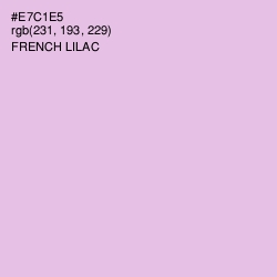 #E7C1E5 - French Lilac Color Image