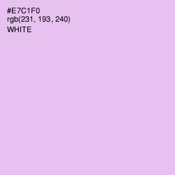 #E7C1F0 - French Lilac Color Image