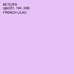 #E7C2F8 - French Lilac Color Image