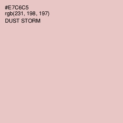 #E7C6C5 - Dust Storm Color Image