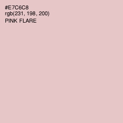 #E7C6C8 - Pink Flare Color Image