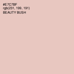 #E7C7BF - Beauty Bush Color Image