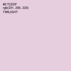 #E7CEDF - Twilight Color Image