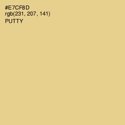 #E7CF8D - Putty Color Image