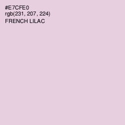 #E7CFE0 - French Lilac Color Image