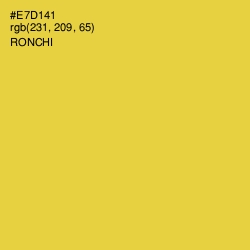 #E7D141 - Ronchi Color Image