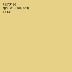 #E7D186 - Flax Color Image