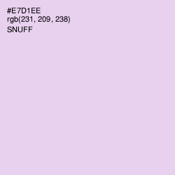 #E7D1EE - Snuff Color Image