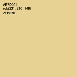 #E7D294 - Zombie Color Image