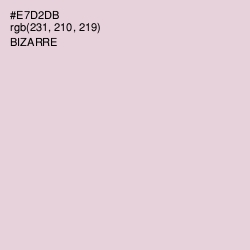 #E7D2DB - Bizarre Color Image