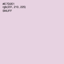 #E7D2E1 - Snuff Color Image