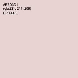 #E7D3D1 - Bizarre Color Image