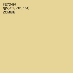 #E7D497 - Zombie Color Image