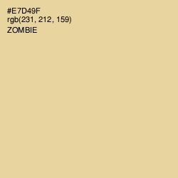 #E7D49F - Zombie Color Image