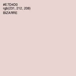 #E7D4D0 - Bizarre Color Image