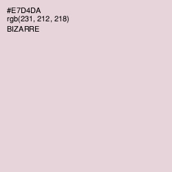 #E7D4DA - Bizarre Color Image