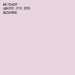 #E7D4DF - Bizarre Color Image