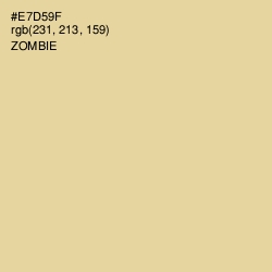 #E7D59F - Zombie Color Image