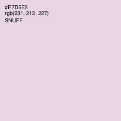 #E7D5E3 - Snuff Color Image