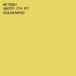 #E7D661 - Goldenrod Color Image