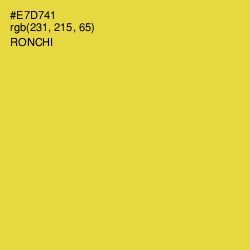 #E7D741 - Ronchi Color Image