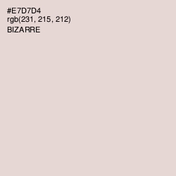 #E7D7D4 - Bizarre Color Image