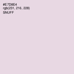#E7D8E4 - Snuff Color Image