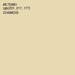 #E7D9B1 - Chamois Color Image